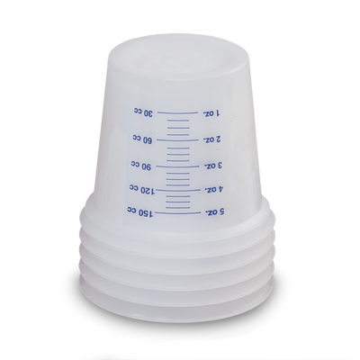 Ball Plug Graduated Mixing Cups
