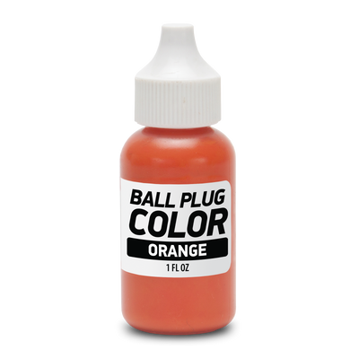 Orange Ball Plug 1 Fluid Ounce Bottle