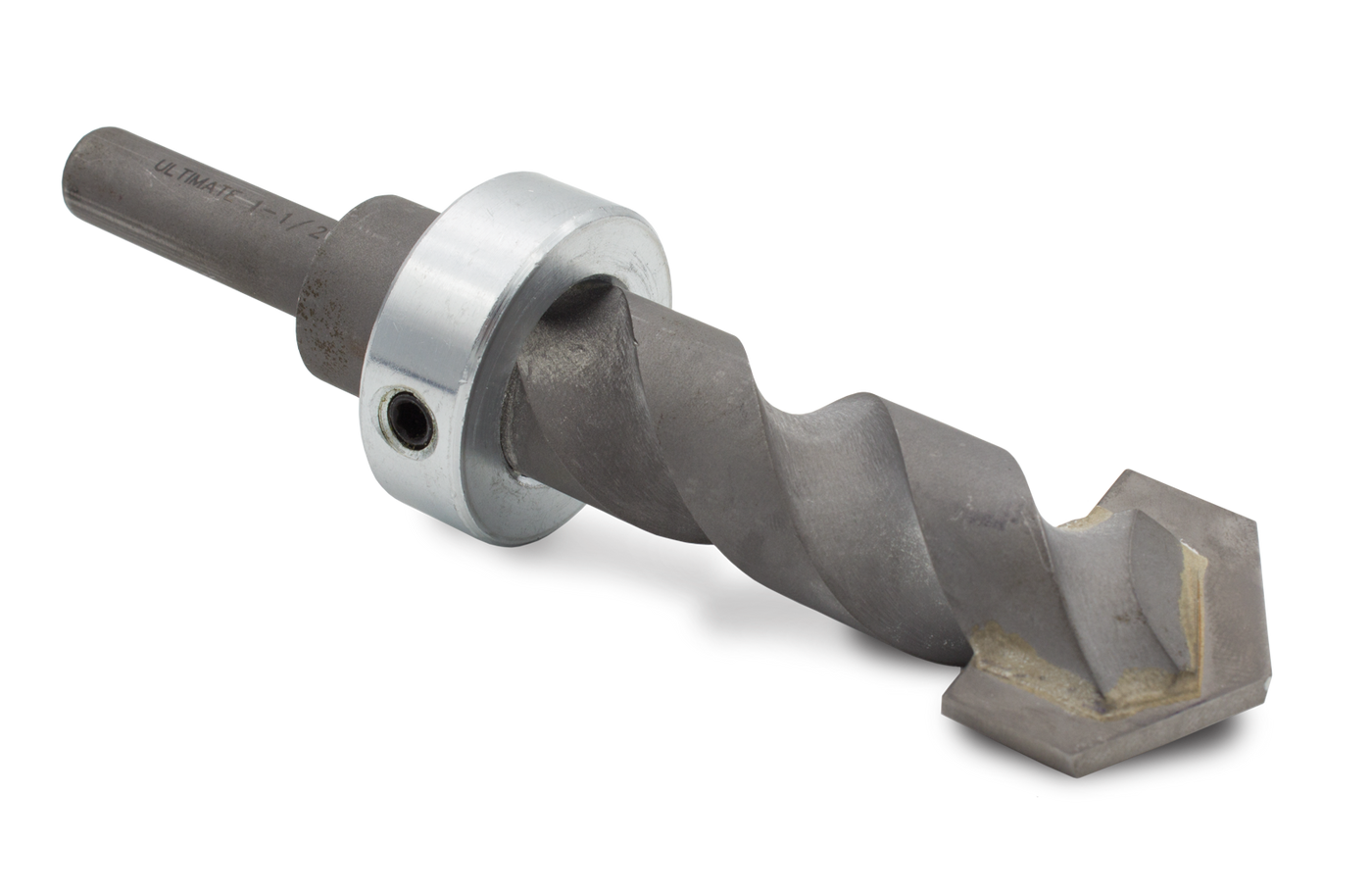 Drill bit with preset collar